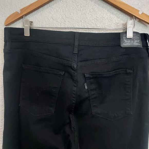 Levi's 315 Shaping Bootcut Black Jeans Size 32 - Picture 8 of 13